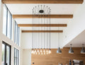 homeartparis - Vertical Cluster Spider Chandelier (Custom 6-40+), High Ceiling Industrial Pendant Light for Cafe Office Lobby