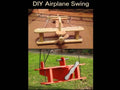 DIY Airplane Swing Plan PDF Woodworking Project Blueprint Made by Homeartparis production