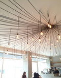 homeartparis - Architectural Spider Chandelier (6-40 Lights), Modern Minimalist Multi Pendant Light for High-End Cafe Bar