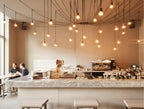 homeartparis - Spider Chandelier for Cafe Bar Counter, Custom Multi Pendant Lighting, Modern Industrial Restaurant Fixture