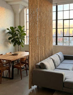 homeartparis - Handmade Jute Rope Room Divider 1.5x2m Rustic Boho Wall Decor Homeartparis production