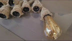 Medieval Style 4-Light Wood and Rope Rustic Chandelier Homeartparis production
