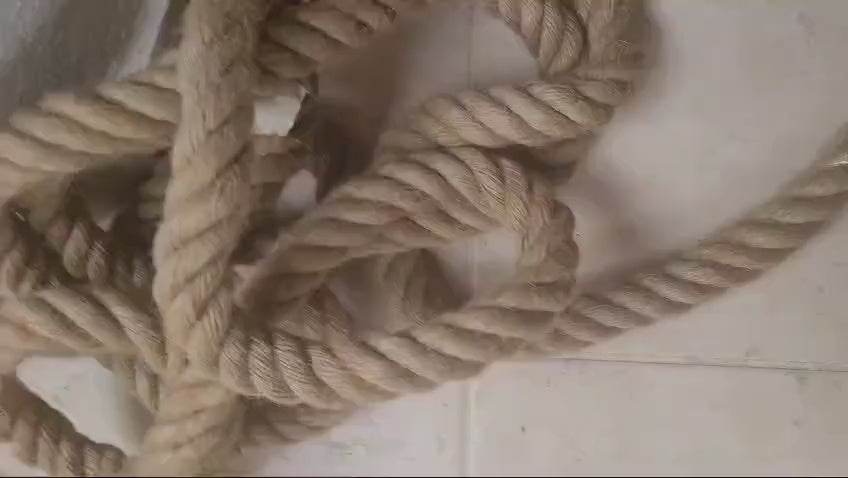 Customizable size Thick Jute Rope 1 Inch Diameter Rustic Garden Edging and Swing Rope Homeartparis production (Kopya)