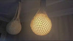 Jute Net Wrapped Globe Pendant Light Homeartparis production