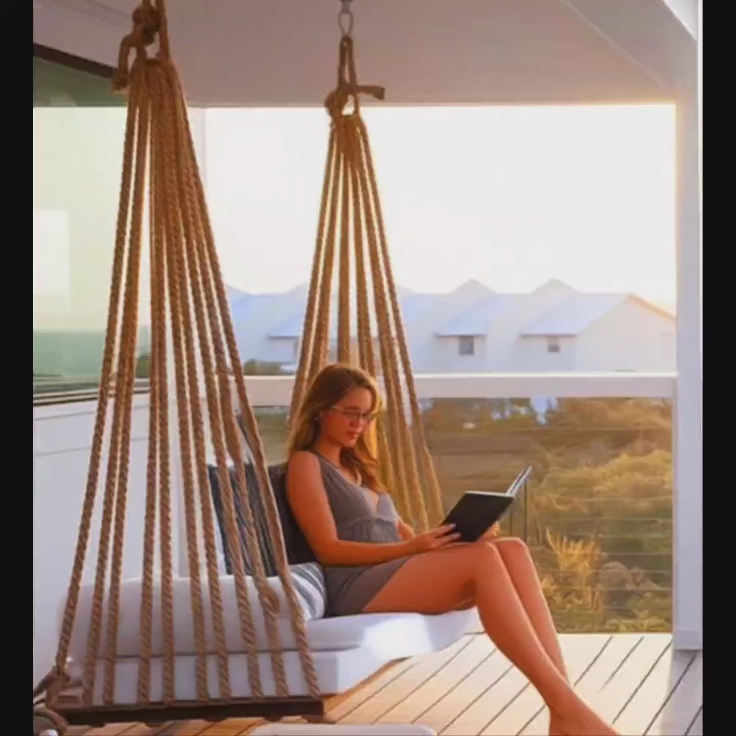 Garden Swing Bed Homeartparis production