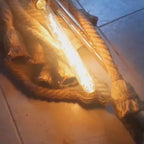 Grand 40-Arm Linear Jute Rope Chandelier - Extra Long Customizable Cascade Lighting - Homeartparis production