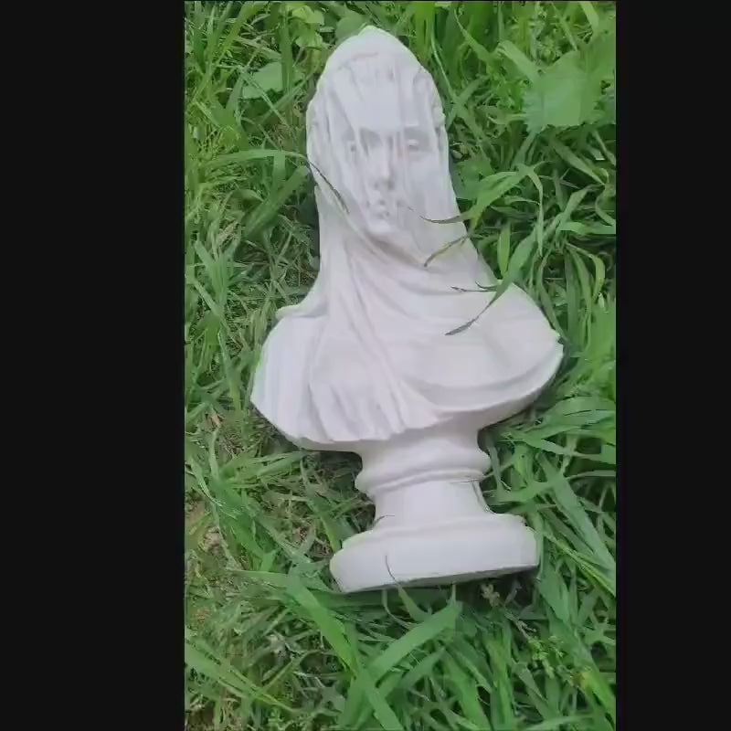 The Veiled Lady Bust Classical Style Statue Giovanni Strazza Replica Homeartparis production