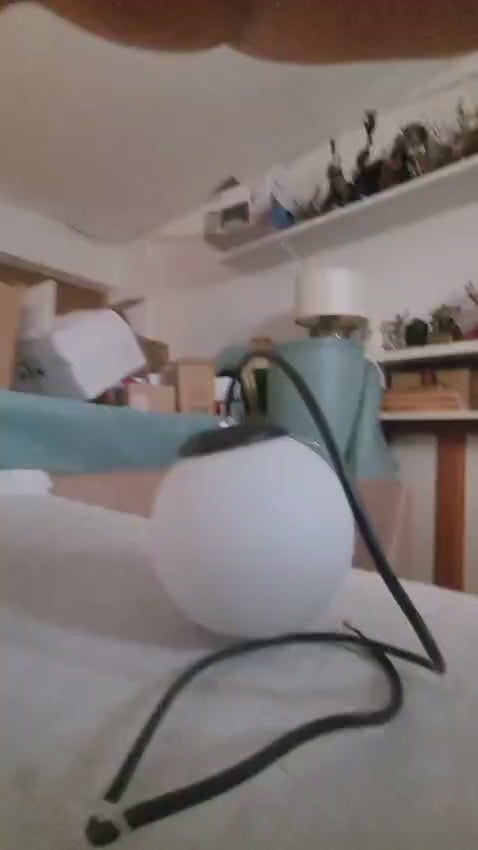 Modern White Glass Globe Pendant Light Homeartparis production