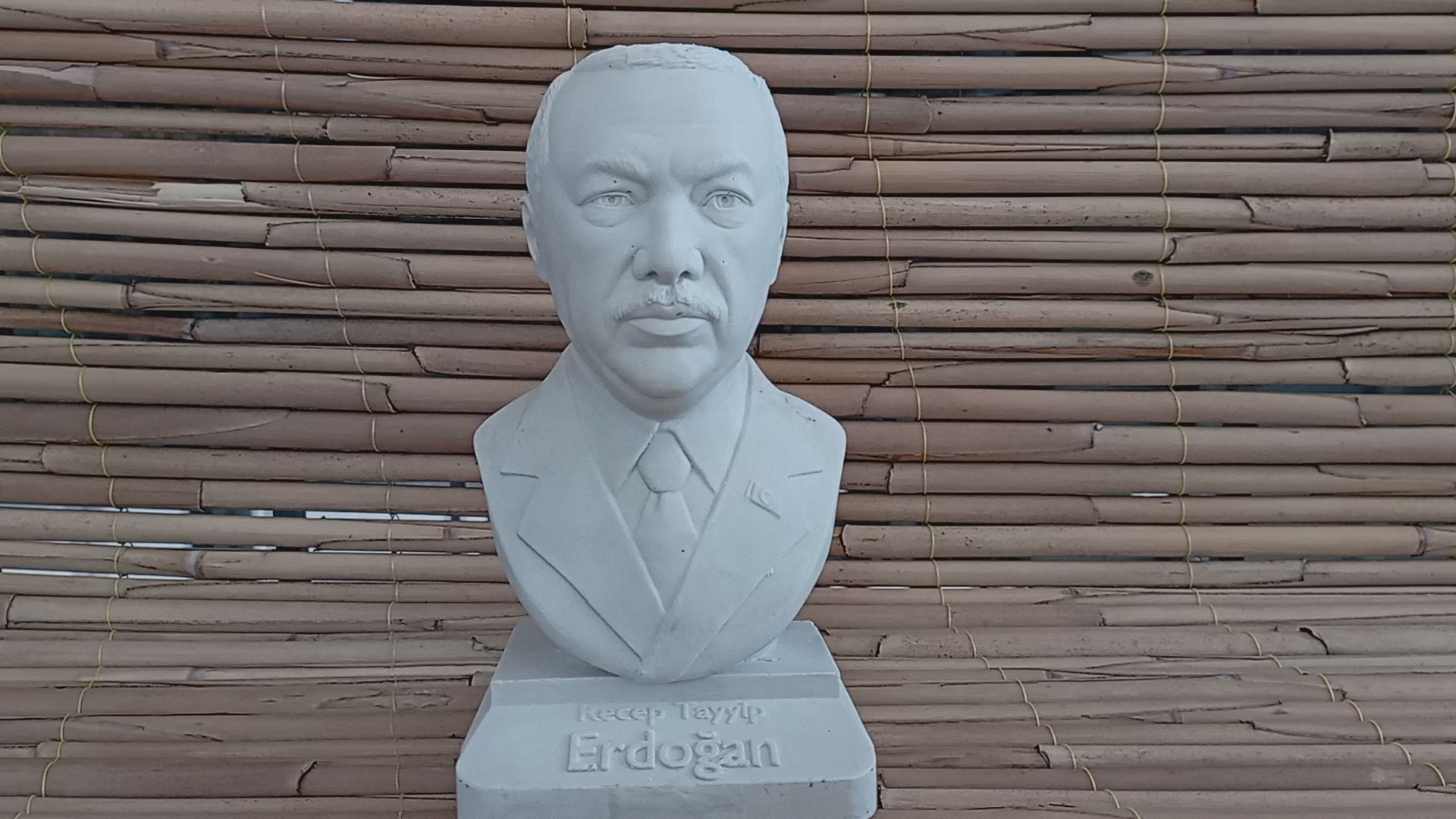 Recep Tayyip Erdogan Statue Bust Turkish President Historical Collectible Homeartparis production