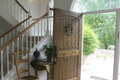 Vintage Handcrafted Solid Wood Barn Door - Rustic Speakeasy Style Sliding Door - Homeartparis production