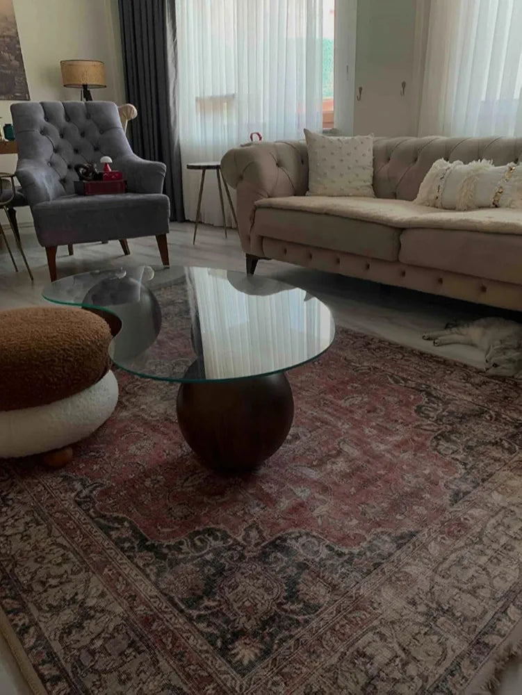 Exclusive Limited Edition Vintage Masterpiece Rug 200x300 cm - Hand-Finished Distressed Antique Style - Museum Quality Decorative Carpet - vintage Design Signature Collection