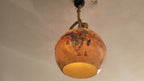 Vintage World Map Pendant Light - Handcrafted Nautical Hanging Globe Lamp with Adjustable Rope