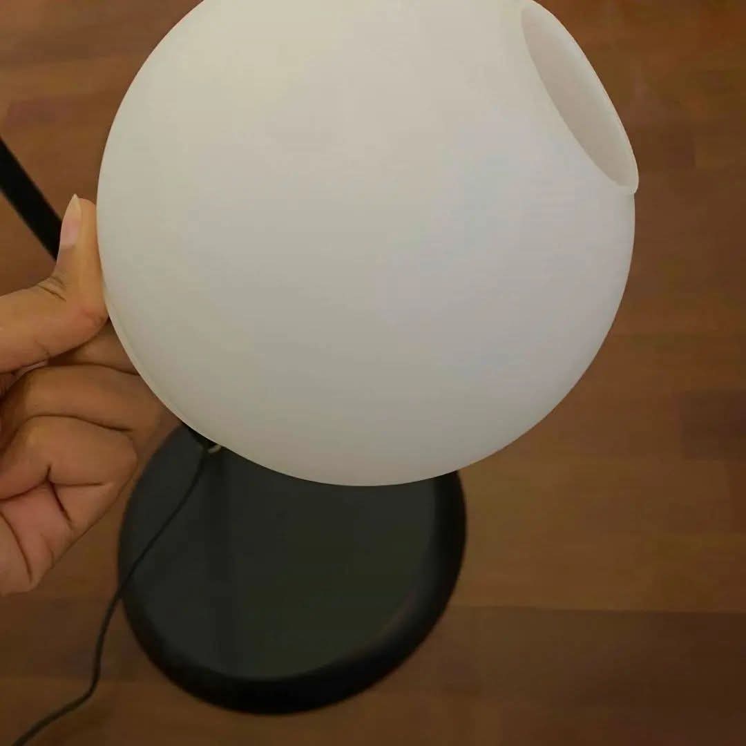 Modern White Glass Globe Pendant Light Homeartparis production