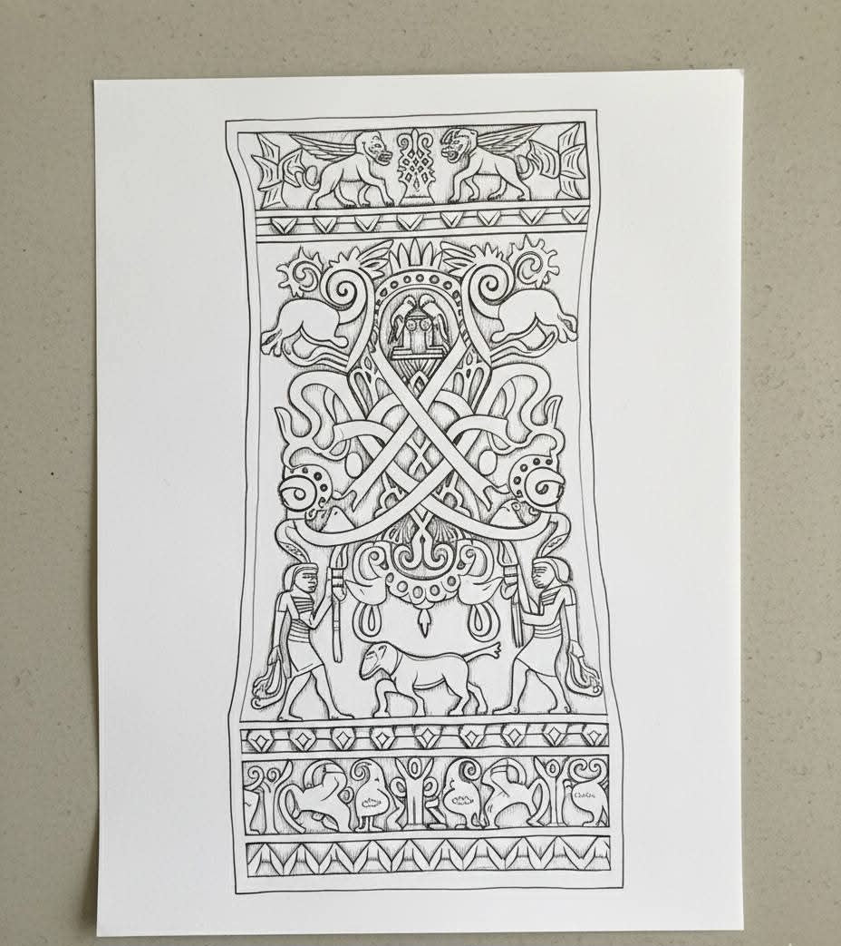 Hand-Carved & Wood-Burned Rustic Spruce Wood Cabinet - Homeartparis production
Important Note: Free Worldwide Shipping & Secure Delivery!