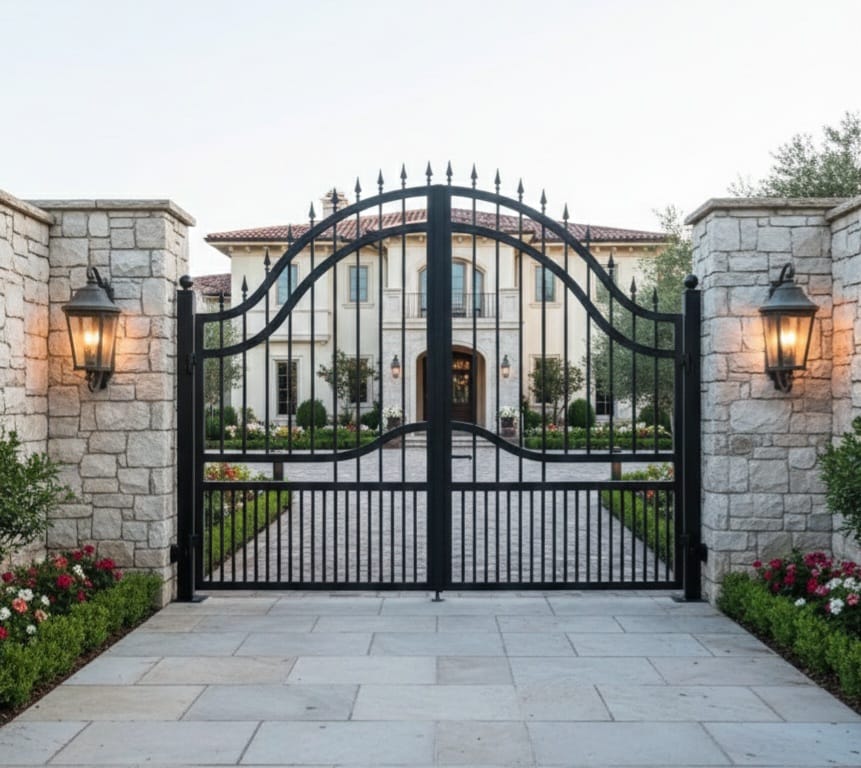 Luxury Wrought Iron Garden Gates & Mansion Entrance Systems - Homeartparis production /
Free Worldwide Shipping