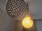Jute Net Wrapped Globe Pendant Light Homeartparis production
