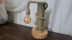 Vintage Table Lamp Crafted from 100-Year-Old Historic Telegraph Pole - Homeartparis production