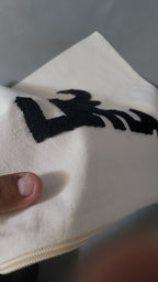 Zodiac Sign Punch Needle Pillow Case – Custom Name Linen Cushion Cover – Unique Astrology Gift