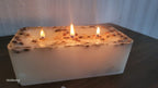 Custom Large 3 Wick Coffee Scented Candle Farmhouse Table Centerpiece Homeartparis production