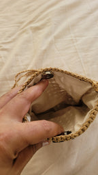 Minimalist Straw Crossbody Bag - Handmade Woven Raffia Style Purse by Seval Özsoy - Natural Boho Summer Bag - Unique Artisan Gift for Her