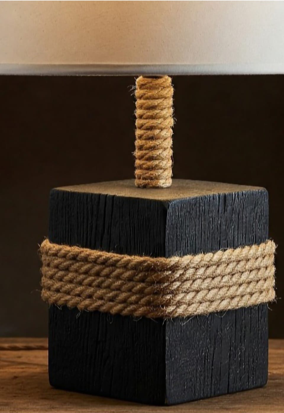 Luxury Rustic Modern Table Lamp & Lampshade - Homeartparis production