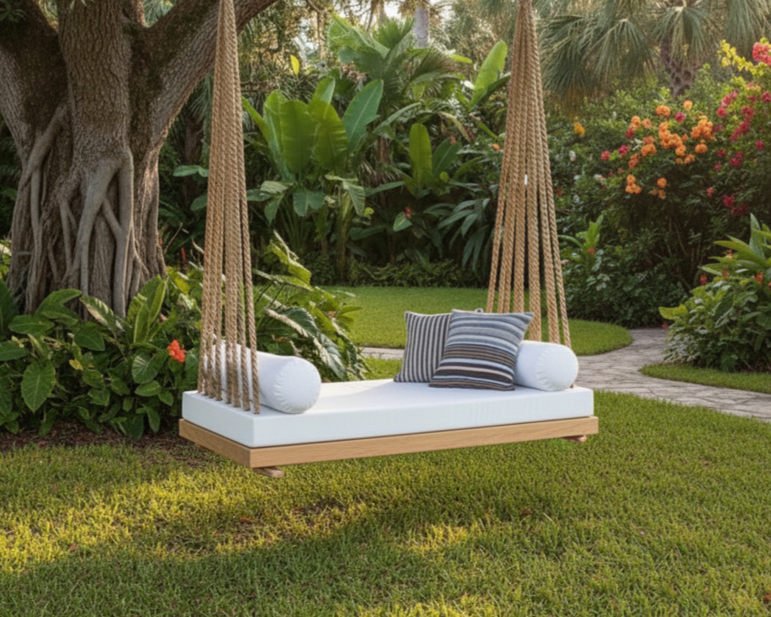 Garden Swing Bed Homeartparis production