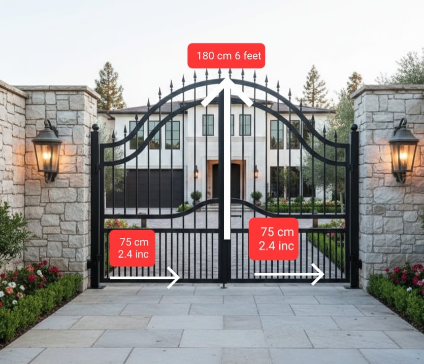 Luxury Wrought Iron Garden Gates & Mansion Entrance Systems - Homeartparis production /
Free Worldwide Shipping