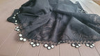 Artisanal Anatolian Heritage: Root Dyed Headscarf with Heavy Lace Embroidery - Homeartparis production