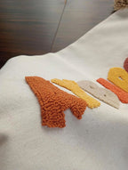 baby pillow Text  Pillow, Punch Needle Personalized Cushion Cover, Rectangular Name Pillow, Linen Decor Gift