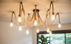 Rope Chandelier Scandinavian Multi Pendant Spider Light Homeartparis production