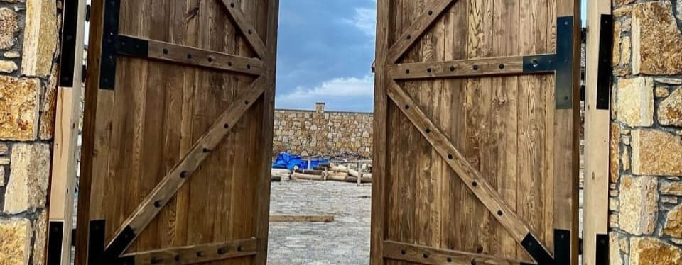 Vintage Rustic Wooden Mansion Entrance Door - Double Wing (220x300 cm) - Homeartparis production
Important Note: Free Worldwide Shipping on All Orders!