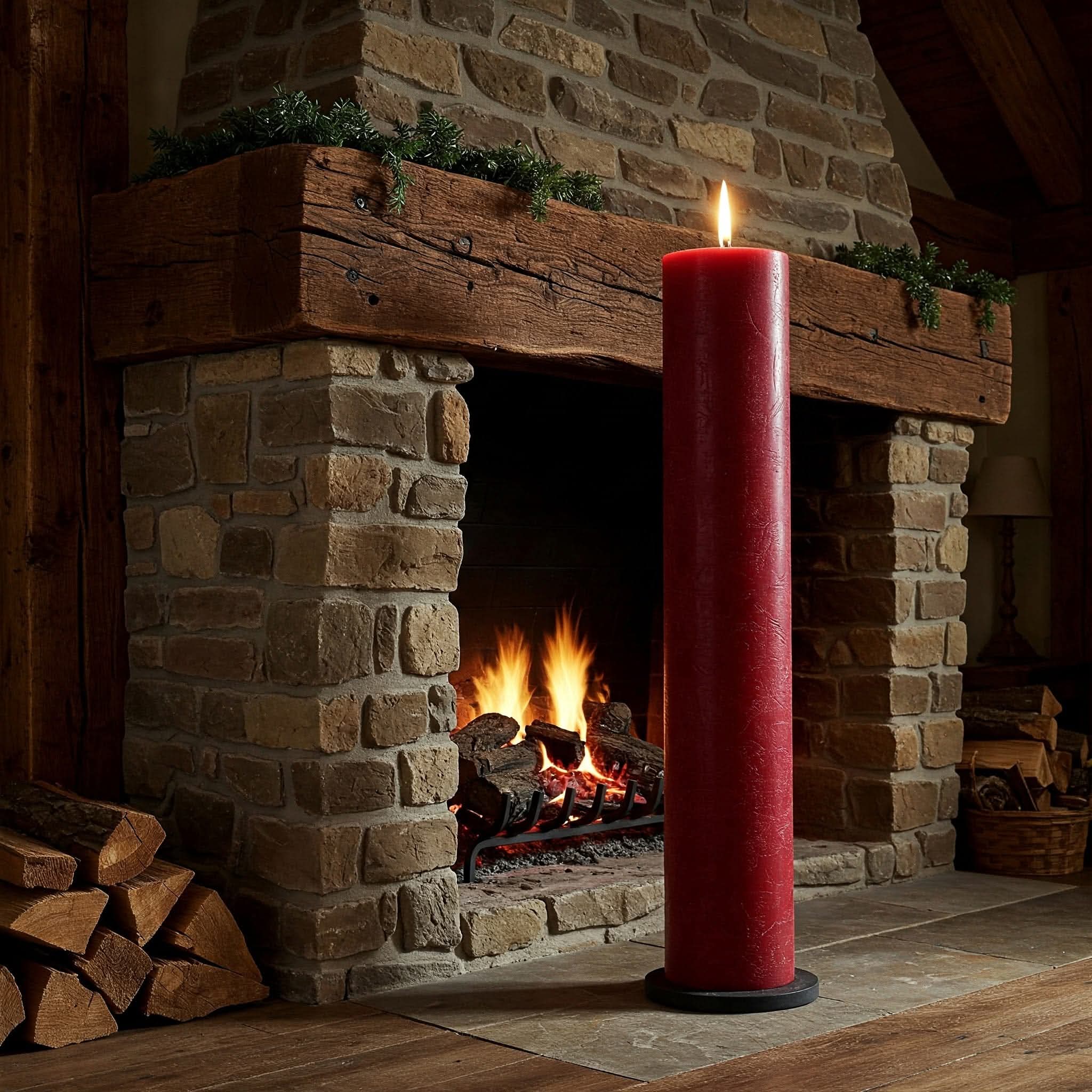 Large 100cm Pillar Candle Handmade Table Centerpiece Homeartparis production / customizable color