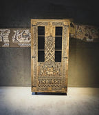 Hand-Carved & Wood-Burned Rustic Spruce Wood Cabinet - Homeartparis production
Important Note: Free Worldwide Shipping & Secure Delivery!