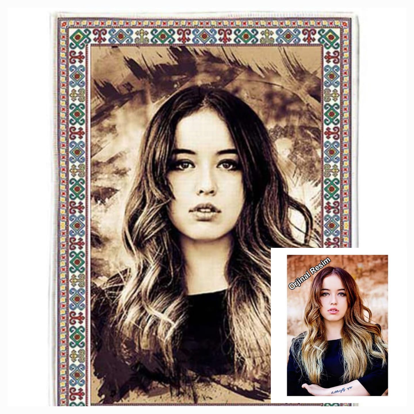 Colorix Carpet: Bespoke Custom Photo Rug & Woven Portrait - Homeartparis production