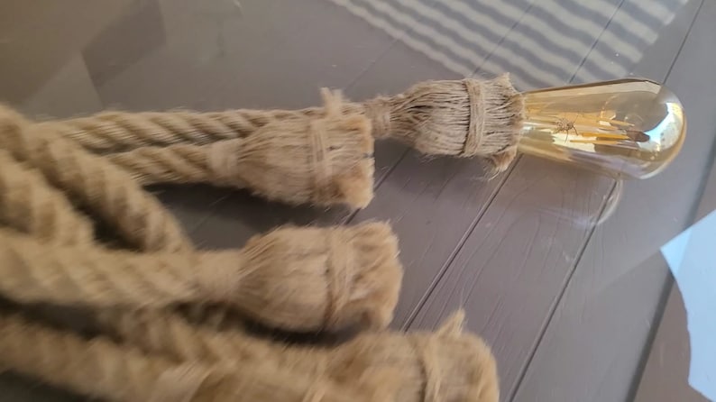 Rope Chandelier Scandinavian Multi Pendant Spider Light Homeartparis production