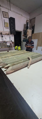 Customizable Wood and Rope Garden Fence for Beach House and Villa Homeartparis production