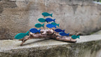 Large Driftwood Fish School Wall Art, Handmade Coastal Wood Branch Decor Homeartparis production