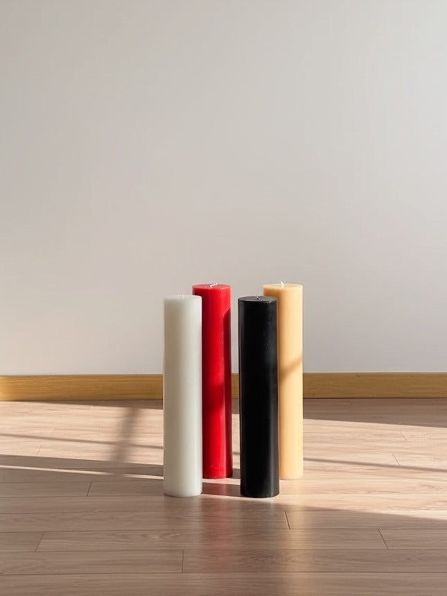 Large 100cm Pillar Candle Handmade Table Centerpiece Homeartparis production / customizable color