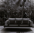 Handcrafted Spruce Wood Hanging Swing Bed - Complete All-Inclusive Set - Homeartparis production