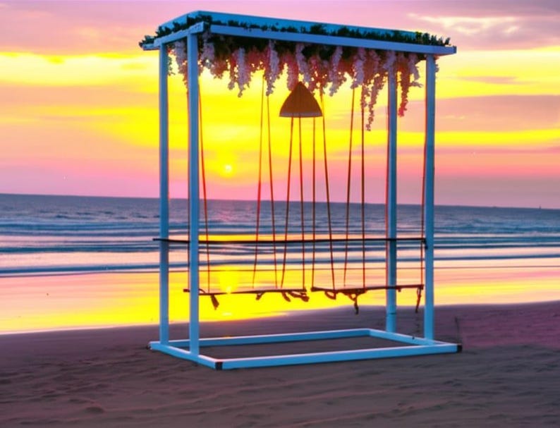 Swing Table porch garden Dining Set - 1.3 Ton Capacity Heavy-Duty Metal Frame Commercial Furniture by home art paris