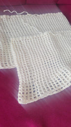 Handmade Crochet Mesh Mini Skirt - Boho Beach Cover Up Sarong - Festival Style Hollow Out Summer Skirt - Home Art Paris