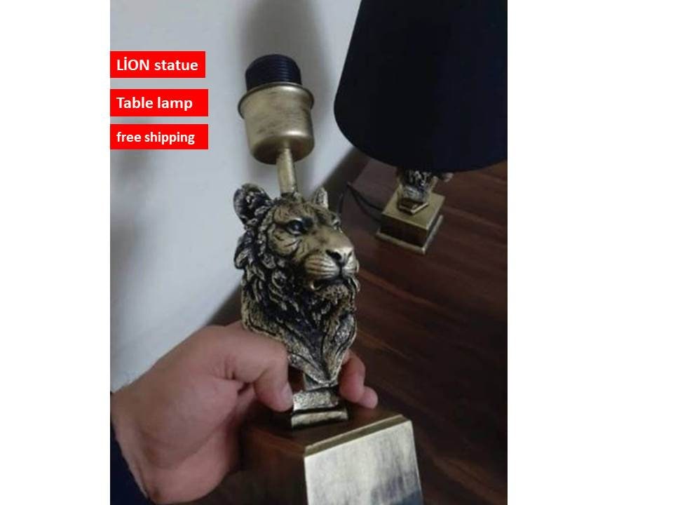 Luxury Lion Sculpture Lamp: Artistic & Modern Table Lamp - Homeartparis production
Important Note: Free Worldwide Shipping & Universal Electrical Compatibility!