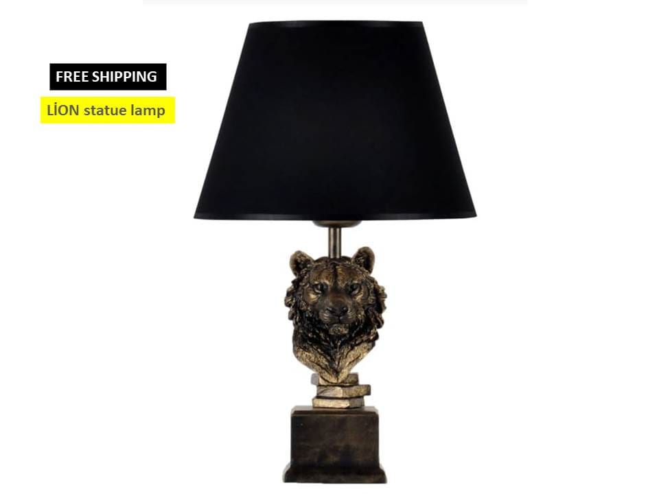 Luxury Lion Sculpture Lamp: Artistic & Modern Table Lamp - Homeartparis production
Important Note: Free Worldwide Shipping & Universal Electrical Compatibility!