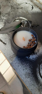 homeartparis Real Coffee Bean and Wood Wick Scented Jar Candle Homeartparis production