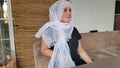 Traditional Handmade Lace Headscarf / Vintage Root Dyed Kerchief - Homeartparis production