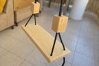 Decorative Hanging Seat, wooden swing, indoor / out door