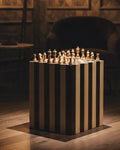 exquisite handcrafted chess table, a premium Homeartparis production. Designed with a perfect blend of functionality and artisan aesthetics, this solid wood table serves as both a professional