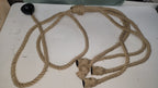 homeartparis - Multi-Pendant Rope Chandelier, 4-6-8-10 in 1 rope Light Options, Restaurant & Cafe Lighting, Industrial Pendant Cluster