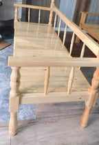 Rustic Authentic Wooden 2-Seater Sofa & Handmade Cushion - Homeartparis production
Important Note: Free Worldwide Shipping on All Orders!