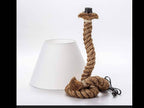 Rustic Jute Rope Table Lamp - Homeartparis production
Important Note: Free Worldwide Shipping & Universal Electrical Compatibility!